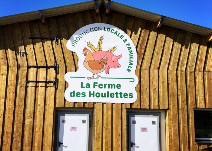 Enseigne LA FERME DES HOULETTES