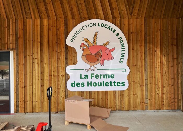 Enseigne LA FERME DES HOULETTES