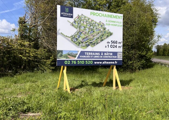 Panneau de chantier ALTEAME