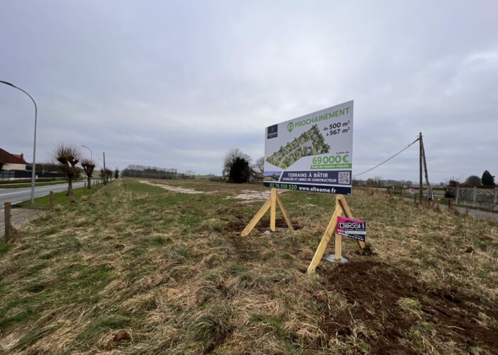 Panneau de chantier ALTEAME