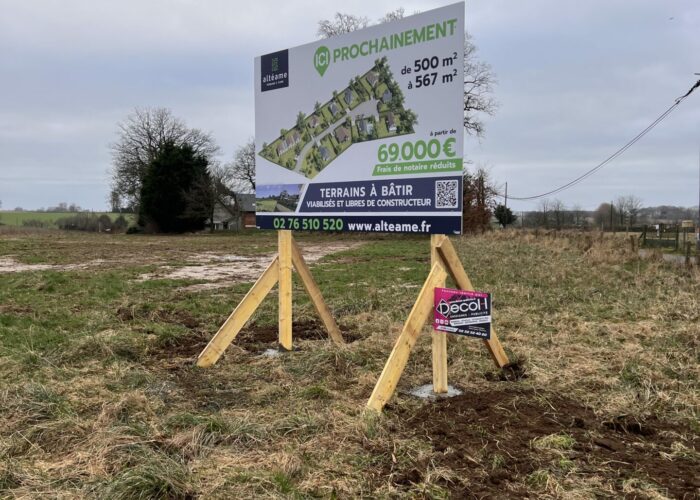 Panneau de chantier ALTEAME