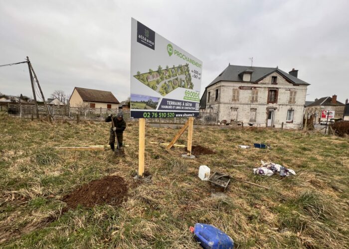 Panneau de chantier ALTEAME
