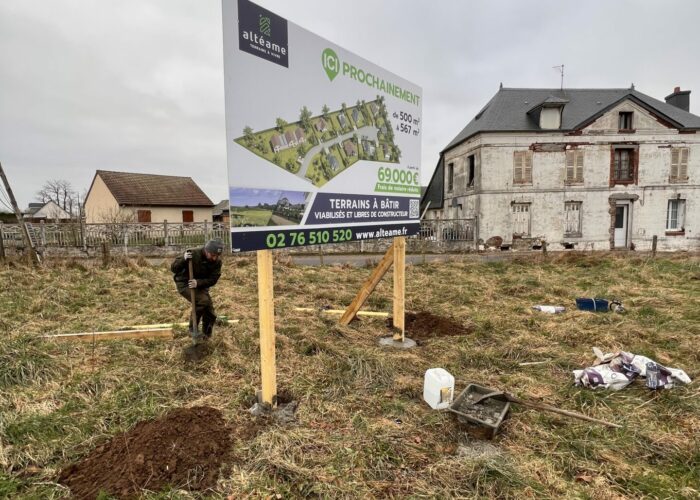 Panneau de chantier ALTEAME