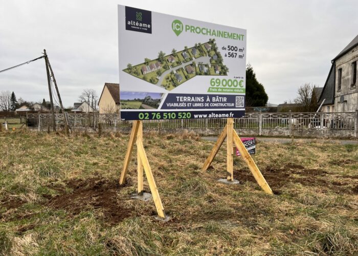 Panneau de chantier ALTEAME