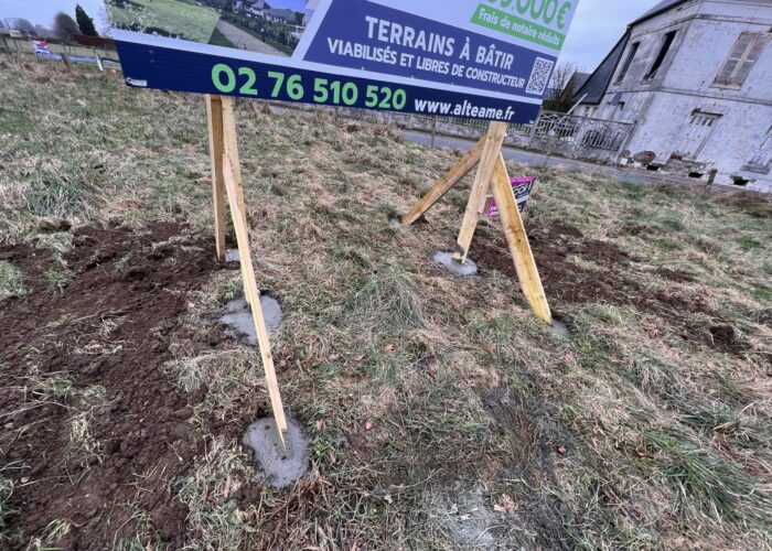 Panneau de chantier ALTEAME